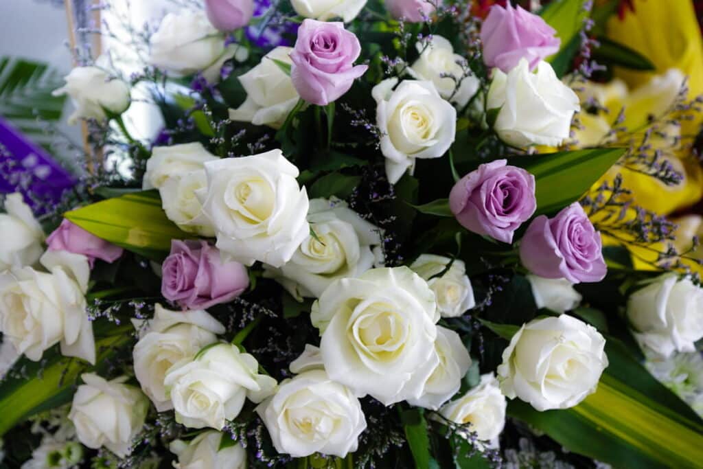 Memorial flowers after a wrongful death in Colorado.